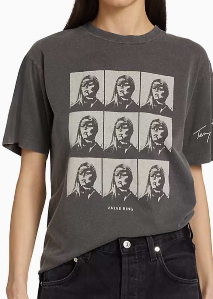 Anine Bing  Hudson Tee X to X Brigitte Bardot Film T-Shirt