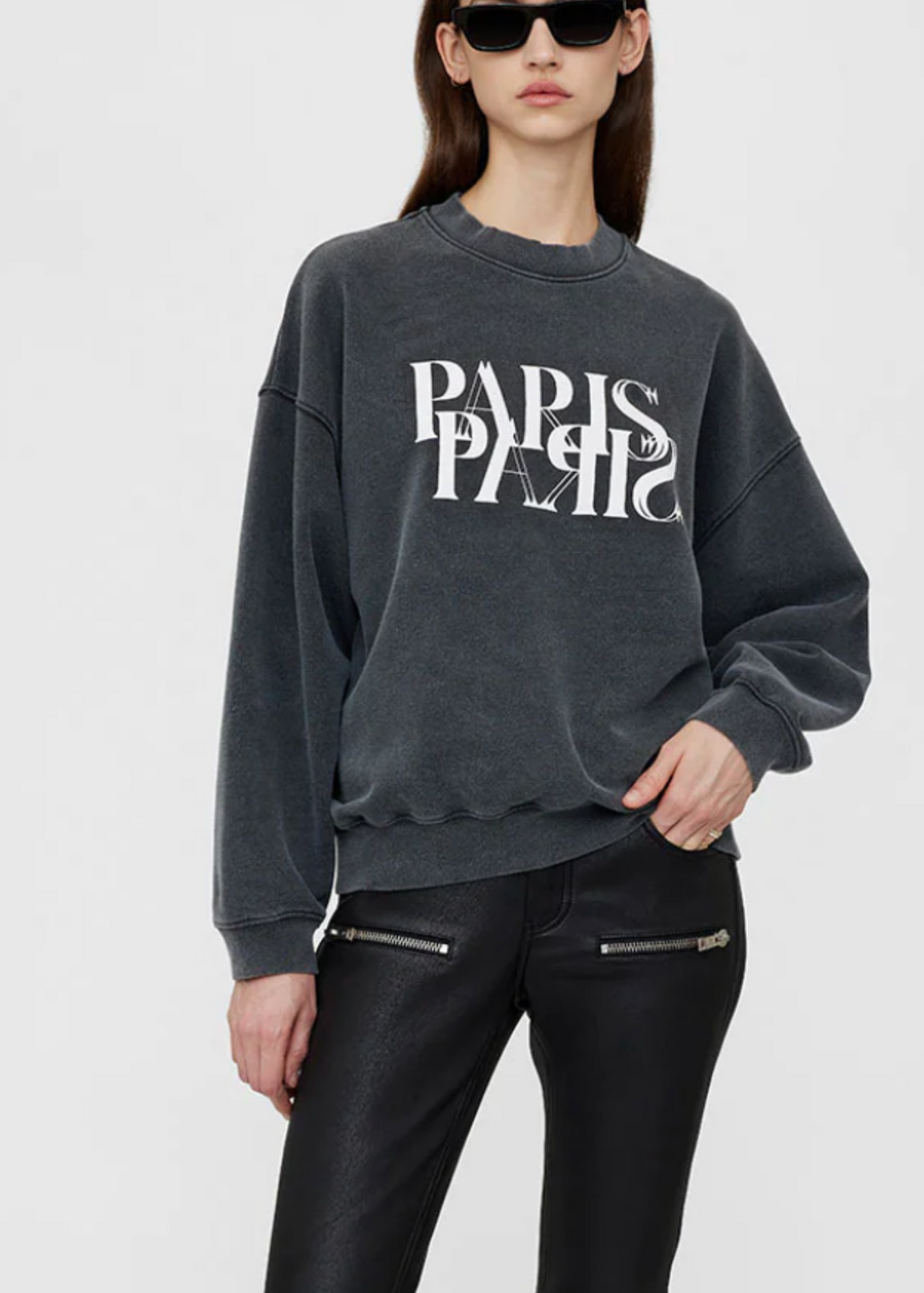 Anine Bing Jaci Sweatshirt Paris