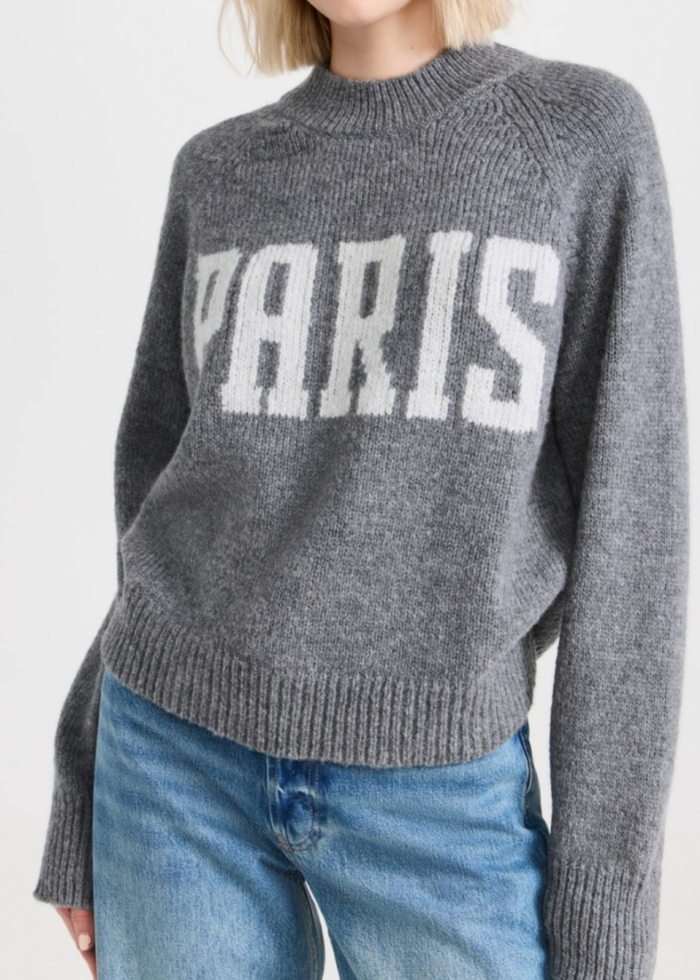 Anine Bing Kendrick University Paris Sweater