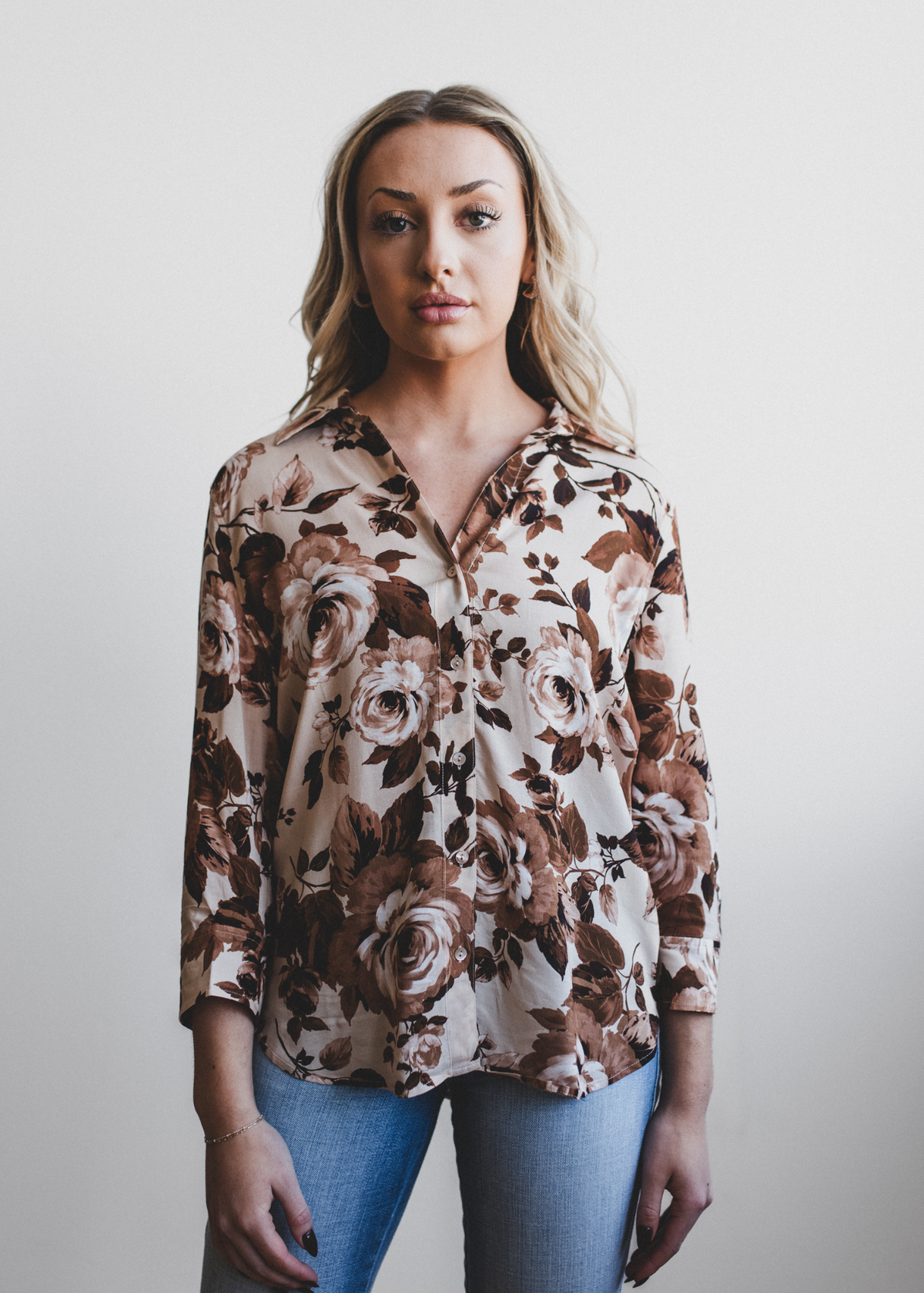 L'Agence Camille Floral Print Blouse