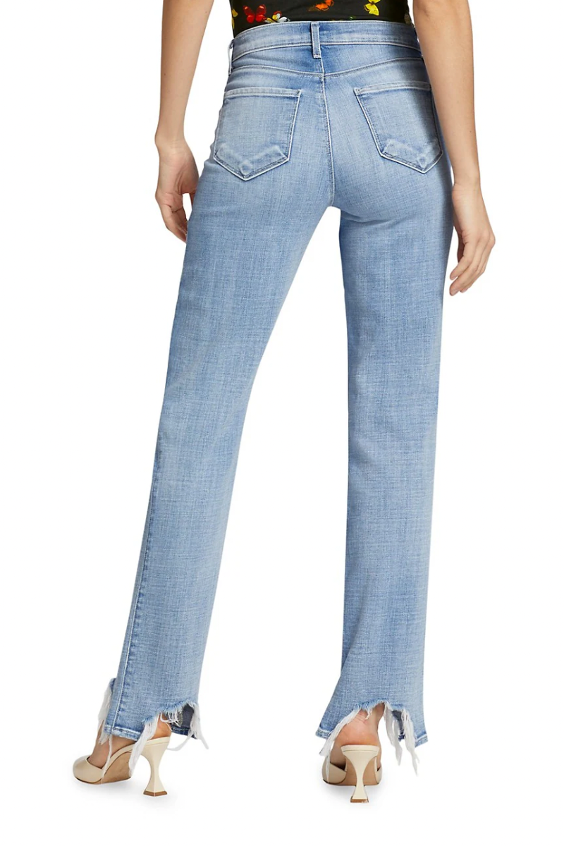 L'Agence Harmon High-Rise Slim Jeans