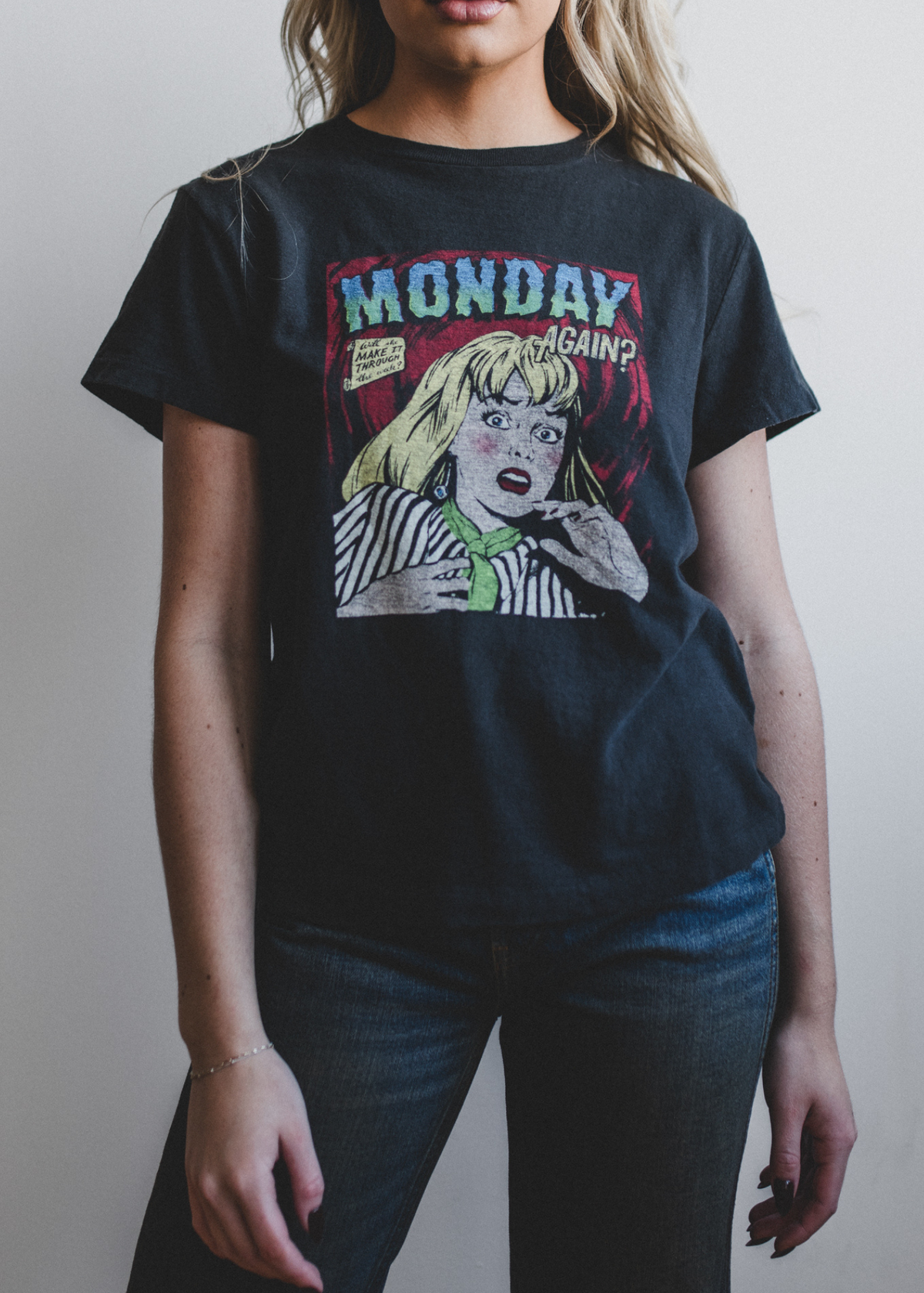 RE/DONE Monday Again Cotton T-Shirt