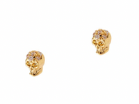 Cz Mini Skull Earrings CZE1 MINI SKULL - AshleyCole Boutique