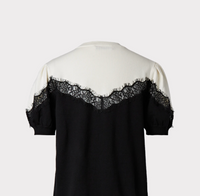 Lace Inset Pullover - AshleyCole Boutique