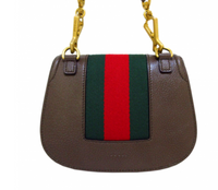 Embellished Web Leather Shoulder Bag - AshleyCole Boutique