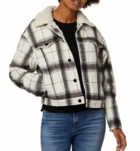 The Ally '90s Plaid Faux Fur Lined Jacket - AshleyCole Boutique