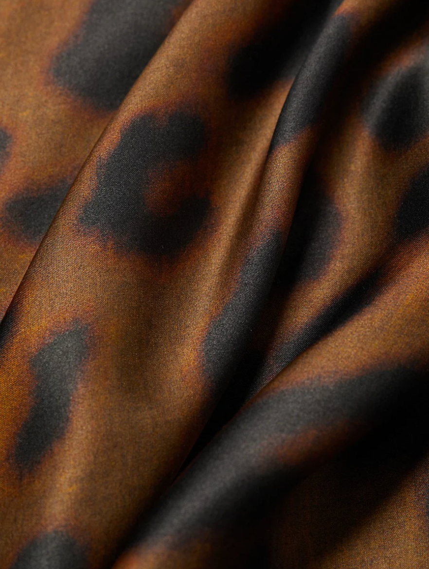 L'AGENCE Clarisa Leopard-Print Bias Midi Skirt - AshleyCole Boutique