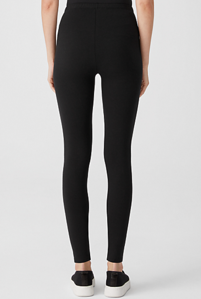 Eileen Fisher SLIM FIT, ANKLE LENGTH COZY BRUSHED TERRY LEGGINGS - AshleyCole Boutique