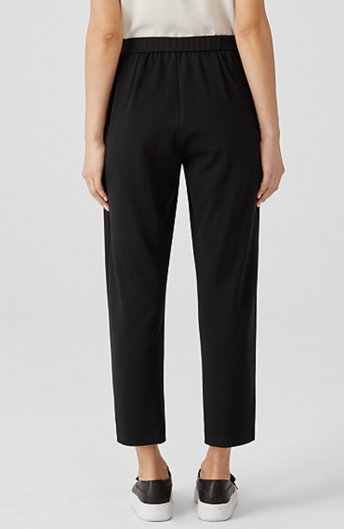 FLEX PONTE SLOUCHY ANKLE PANT EASY FIT, ANKLE LENGTH - AshleyCole Boutique