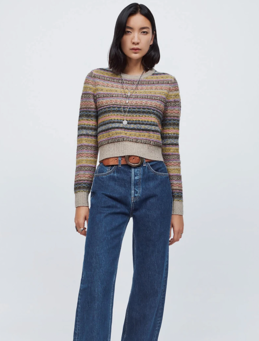 RE/DONE 60s Shrunken Sweater - AshleyCole Boutique