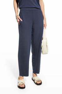 Navy Blue Ankle Pants For Women