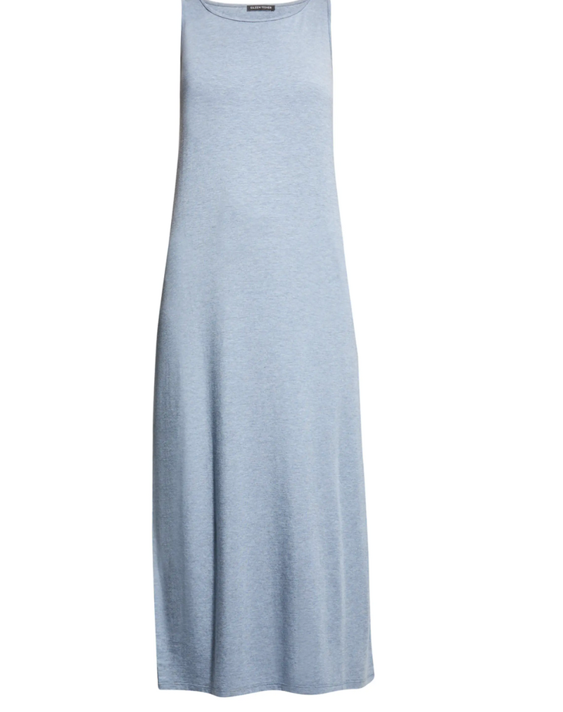 Eileen Fisher Melange Sleeveless Jersey Dress