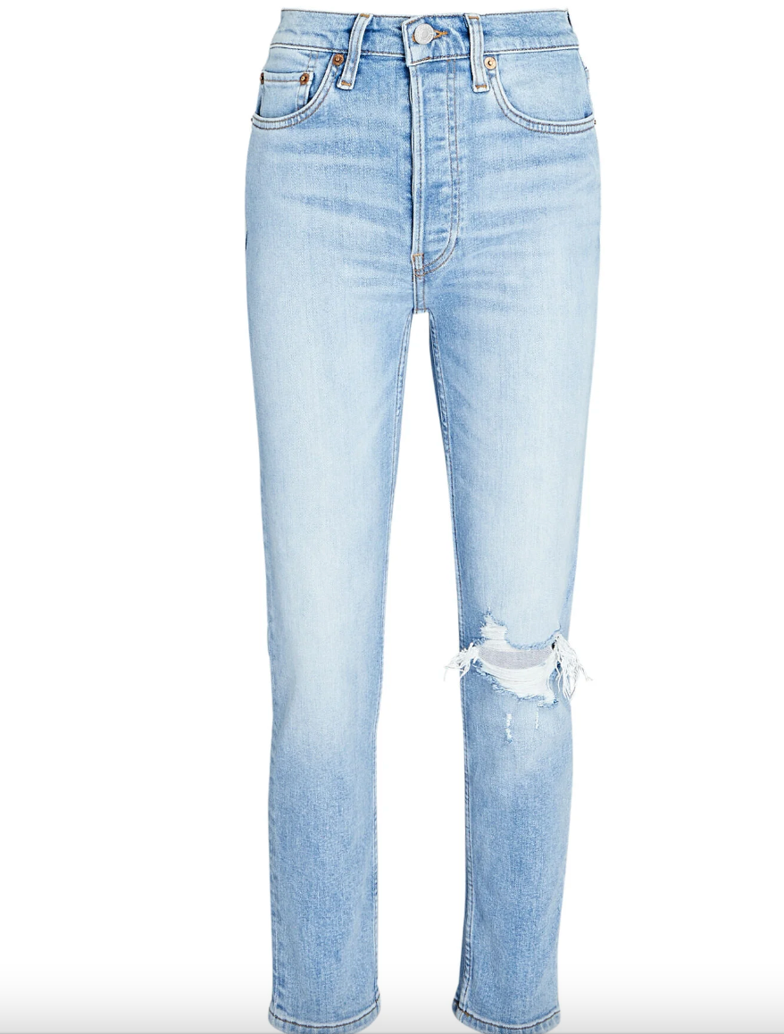 RE/DONE 90s High-Rise Ankle Crop Jeans
