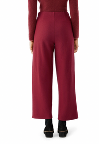 Eileen Fisher High Waist Wool Wide Leg Pants