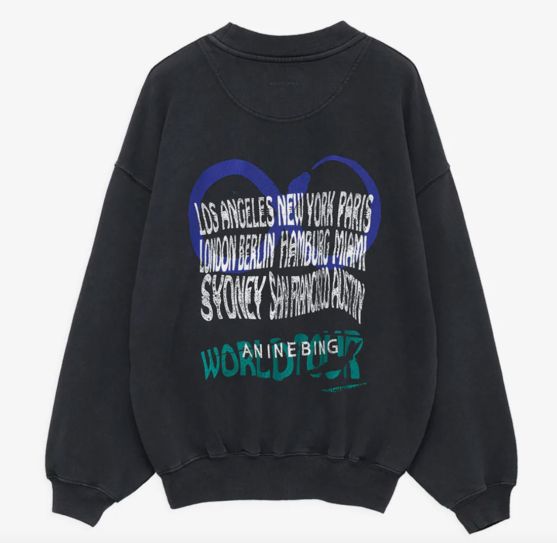 Anine Bing Jaci Sweatshirt Viper