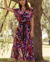 Tropical Chiffon Dress Style 221165
