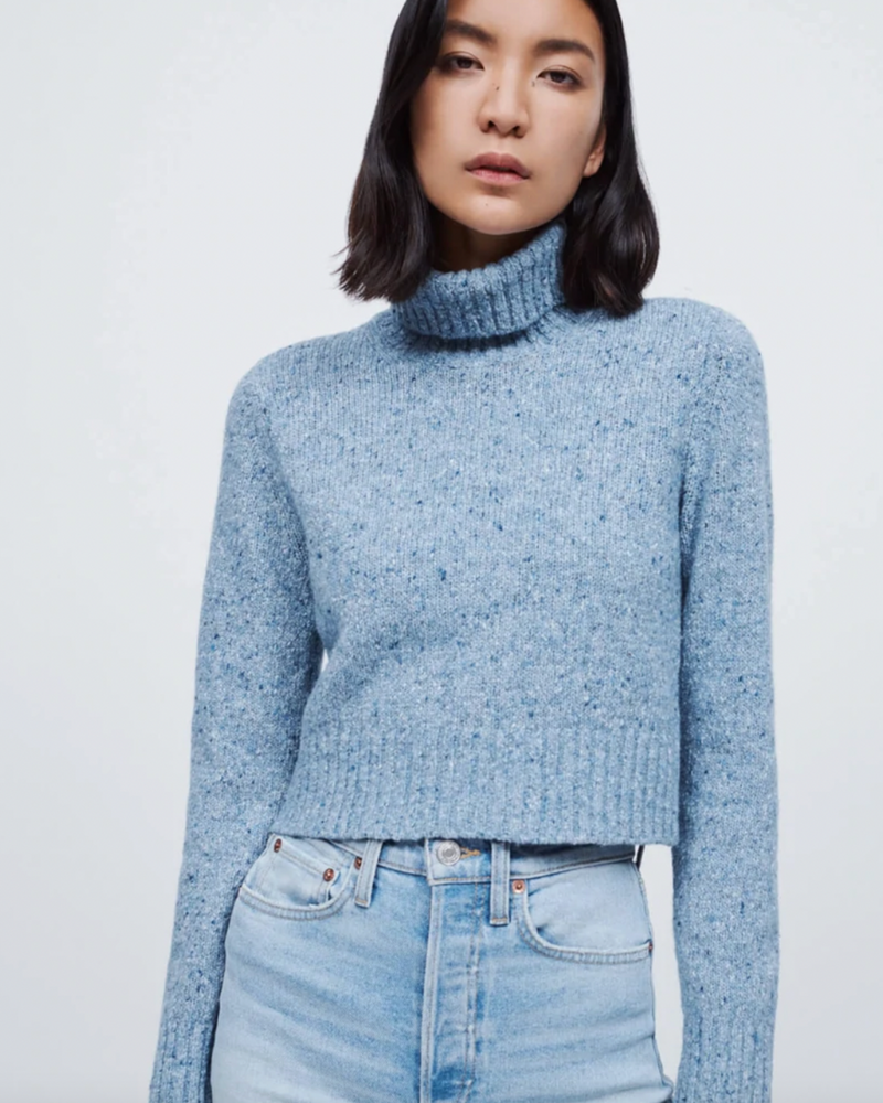 60s Slim Turtleneck Sweater - AshleyCole Boutique