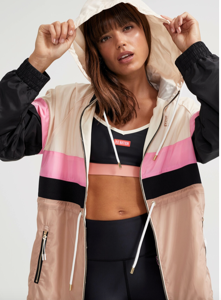 Speed Cut Jacket in Coral Pink - AshleyCole Boutique