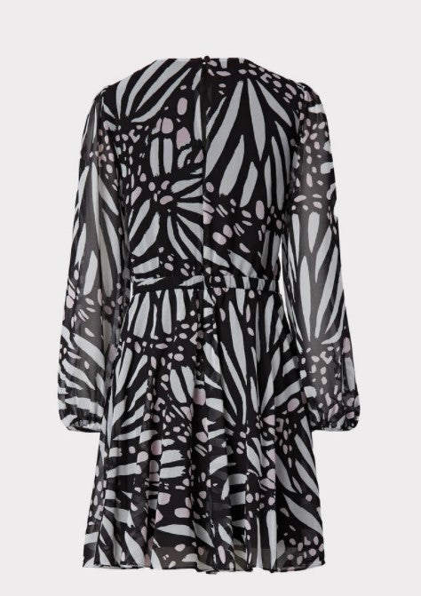 MILLY ELMA GRAPIC BUTTTERFLY DRESS - AshleyCole Boutique