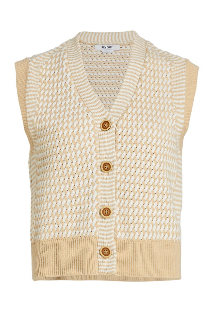 RE/DONE 50's Cardigan Vest