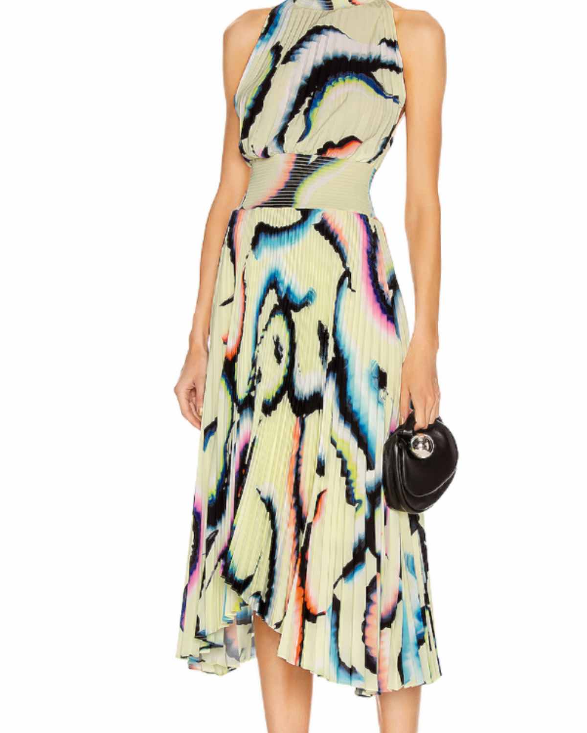 A.L.C. Renzo Pleated Midi Dress - AshleyCole Boutique