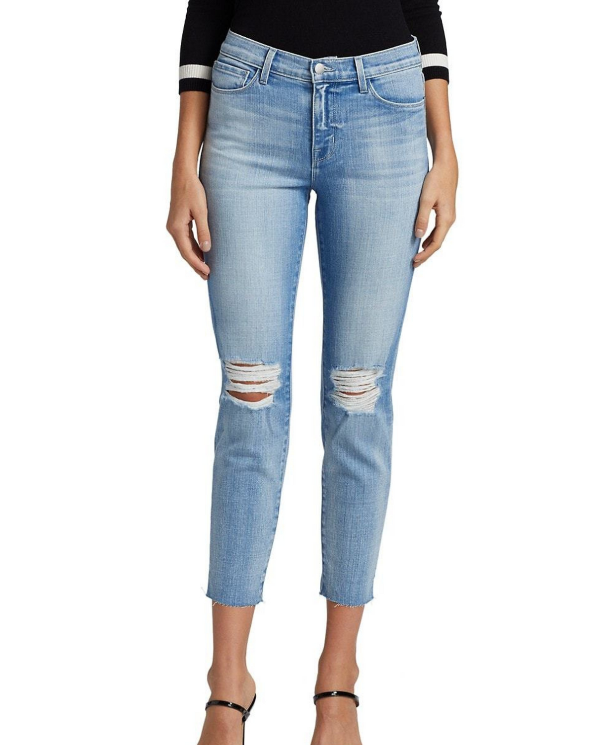 El Matador Slim-Fit Distressed Jeans - AshleyCole Boutique