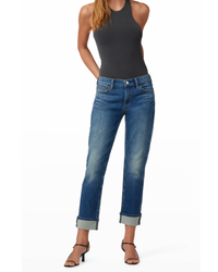 The Lara Ankle Cuffed Jeans with Back Arch